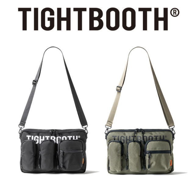 TIGHTBOOTH (タイトブース)　 TRIPLE POCKET SACOCHE 　 【サコッシュ】【TIGHTBOOTH PRODUCTION タイトブースプロダクション TBPR 