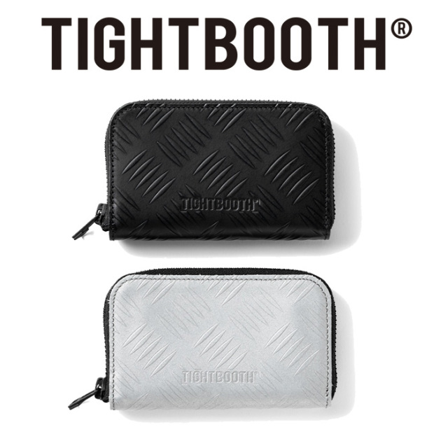 TIGHTBOOTH PRODUCTION (タイトブース プロダクション) 　 CHECKER PLATE LEATHER ZIP WALLET 　 【財布 ウォレット】【TIGHTBOOTH P