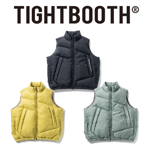 【SALE20%OFF】　TIGHTBOOTH PRODUCTION (タイトブース プロダクション)　 PA DOWN VEST 　 【ダウン ベスト】【FW24-JK02】【TIGHTB