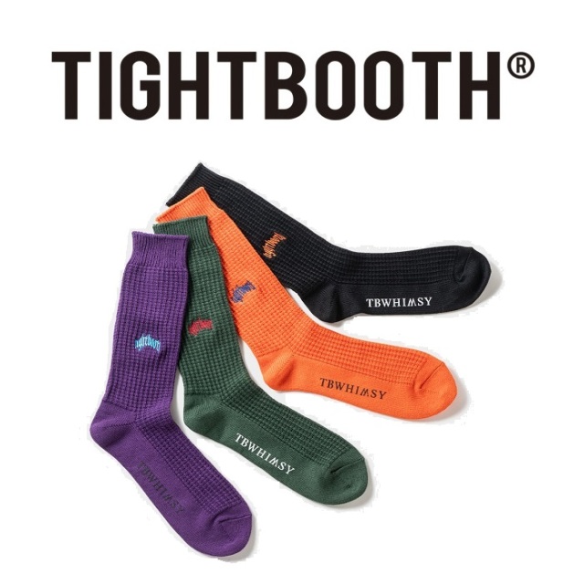 TIGHTBOOTH PRODUCTION (タイトブース プロダクション) 　COLLEGE WAFFLE SOCKS 　 【ソックス 靴下】【TIGHTBOOTH PRODUCTION タイ