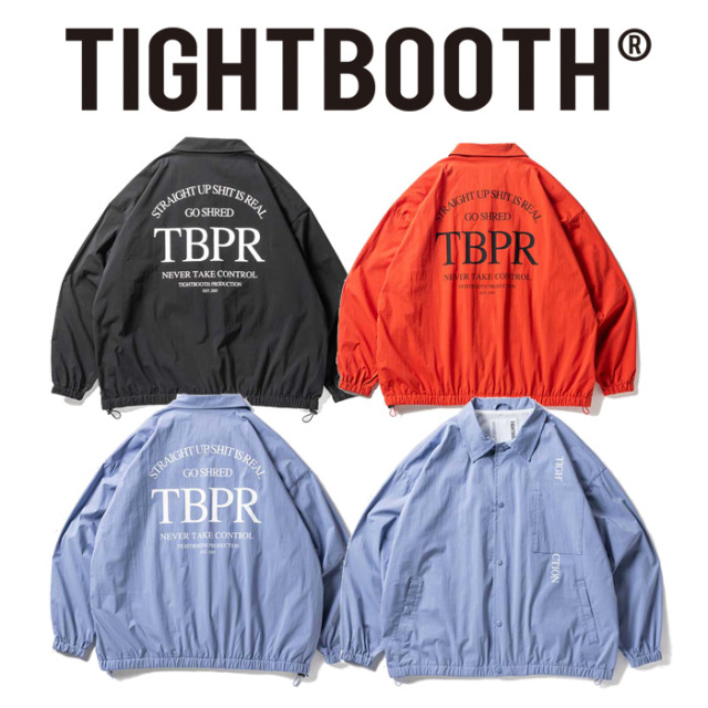 TIGHTBOOTH PRODUCTION (タイトブース プロダクション)　STRAIGHT UP COACH JKT　 【コーチジャケット】【SS24-JK07】【TIGHTBOOTH P
