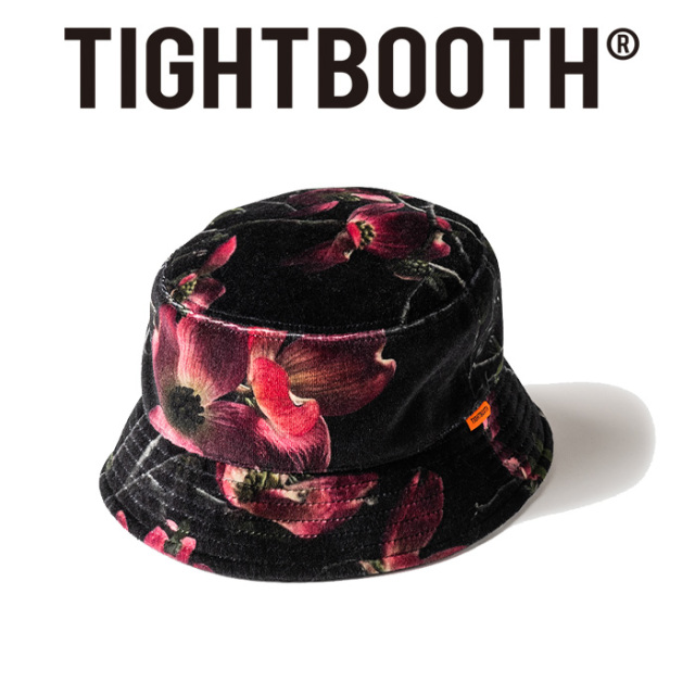TIGHTBOOTH (タイトブース)　 DOGWOOD VELOUR HAT 　 【バケット ハット 帽子】【TIGHTBOOTH PRODUCTION タイトブースプロダクション