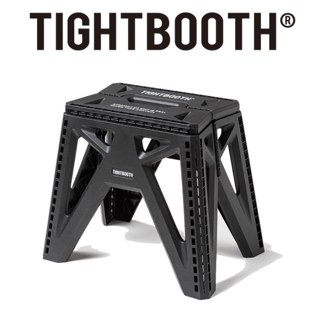 TIGHTBOOTH PRODUCTION (タイトブース プロダクション) 　 LABEL LOGO FOLDING STOOL 　 【スツール】【TIGHTBOOTH PRODUCTION タイ