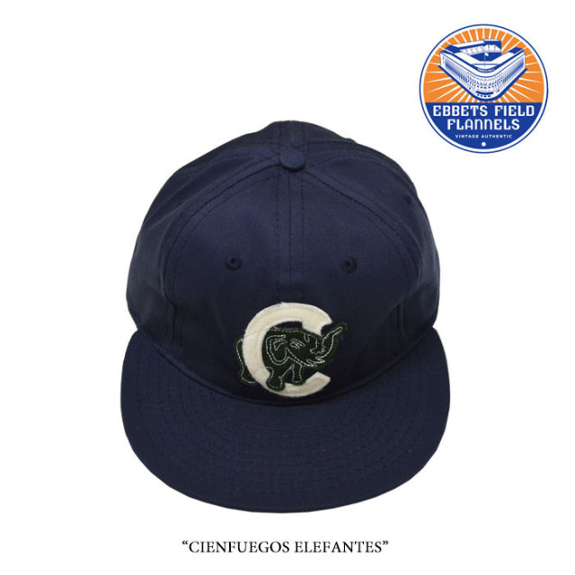 EBBETS FIELD FLANNELS(エベッツフィールドフランネルズ)　CIENFUEGOS ELEFANTES　【EBBETS FIELD FLANNELS コットンキャップ】　