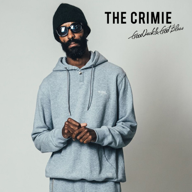【CRIMIE(クライミー) WINTER & SPRING 2022-23 COLLECTION】 CRIMIE クライミー SWEAT SNAP  HOODIE CR1-02B5-CL56 トップス プルオ