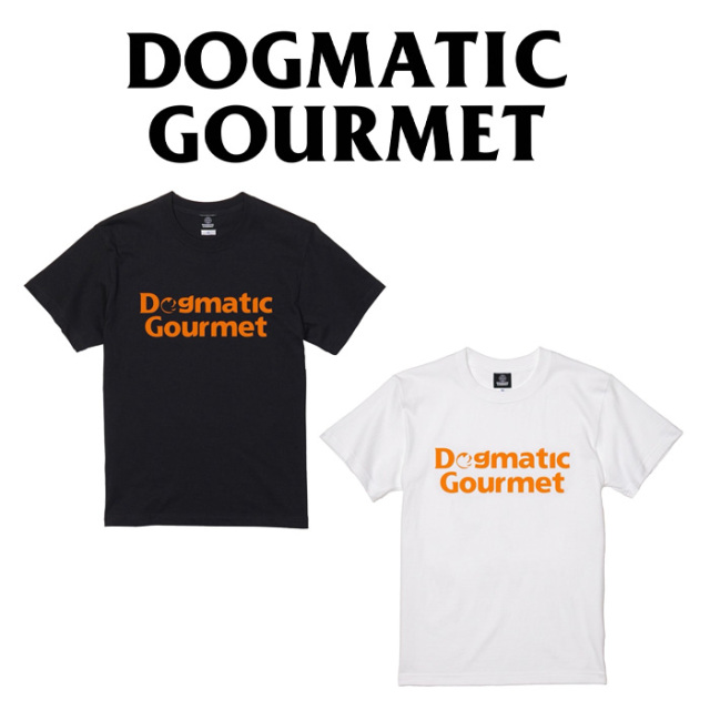 DOGMATIC GOURMET (独断グルメ)　DOGMATIC INTERPLAY T-SHIRT　【予約商品】【半袖Tシャツ】【ホワイト ブラック】【コラボレーショ