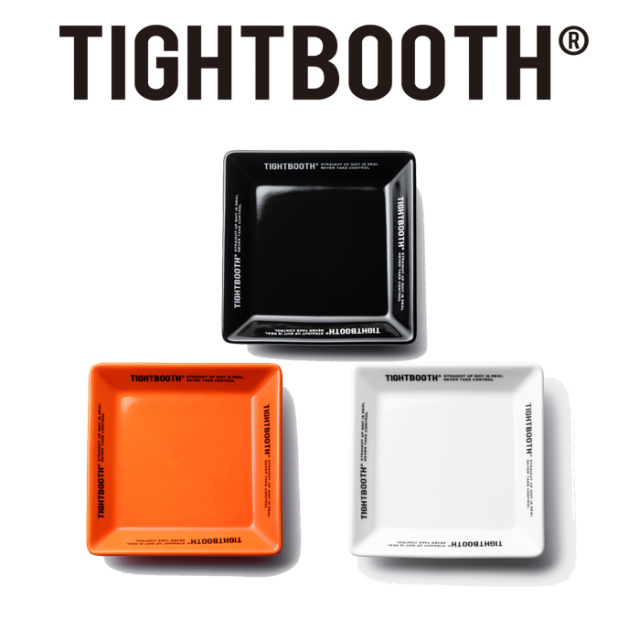 TIGHTBOOTH (タイトブース)　LOGO SQUARE PLATE　【プレート 角皿】【TIGHTBOOTH PRODUCTION タイトブースプロダクション TBPR イン