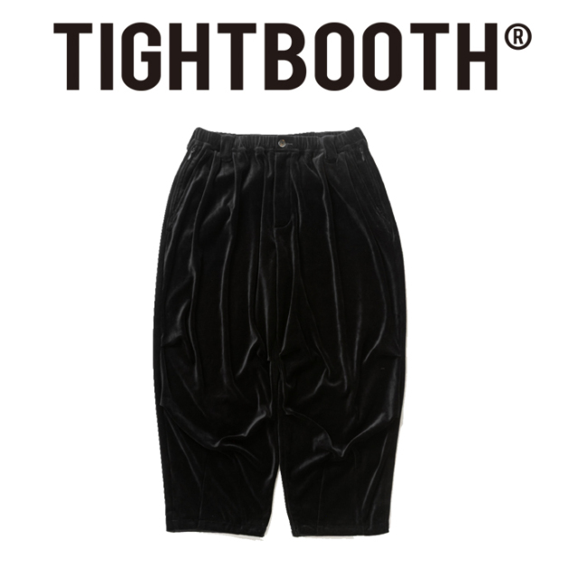 TIGHTBOOTH PRODUCTION (タイトブース プロダクション)　VELOUR BALLOON PANTS　【バルーンパンツ】【FW26-B01】【TIGHTBOOTH PRODUC