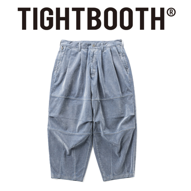 TIGHTBOOTH PRODUCTION (タイトブース プロダクション)　FLOCKY DENIM BALLOON PANTS　【デニムパンツ】【FW26-B10】【TIGHTBOOTH PR