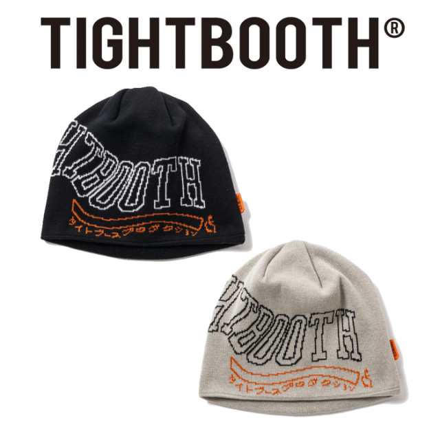 TIGHTBOOTH PRODUCTION (タイトブース プロダクション) 　ACID LOGO BEANIE　 【ビーニー ニットキャップ】【TIGHTBOOTH PRODUCTION