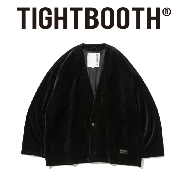 TIGHTBOOTH PRODUCTION (タイトブース プロダクション)　VELOUR HANTEN　 【半纏】【FW26-JK02】【TIGHTBOOTH PRODUCTION タイトブー