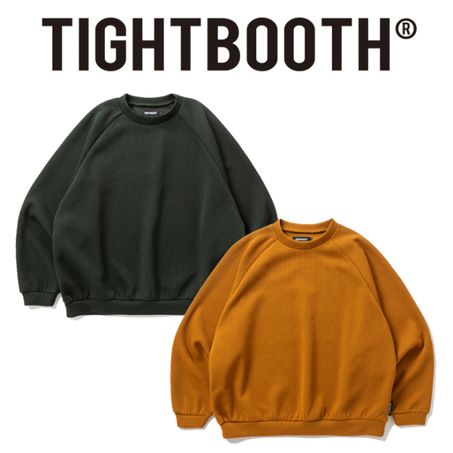 TIGHTBOOTH PRODUCTION (タイトブース プロダクション)　WAFFLE CREW KNIT　 【ニット】【FW26-SW08】【TIGHTBOOTH PRODUCTION タイ