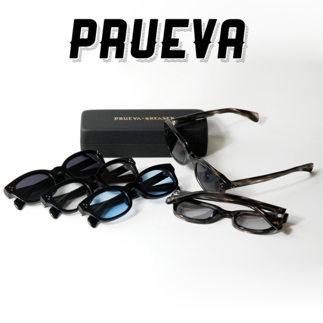 prueva GREASER ブラック サングラス 倉本一真 PRUEVA ,プルエバ,倉本一真,PRUEVA x GREASER_DE LA ROSA Sunglasses
