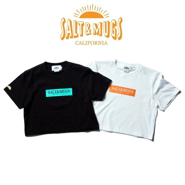 SALT&MUGS(ソルトアンドマグズ)　Box Logo Girls Tee　【Tシャツ】【2026 Summer Spot Collection 先行予約】【SMSST060】
