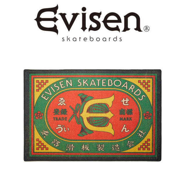 【EVISEN】 Evisen Skateboards (エヴィセン スケートボード)　 KABUTO MATCH RUG 　 【ラグ　マット】【エビセン スケートボード Ev