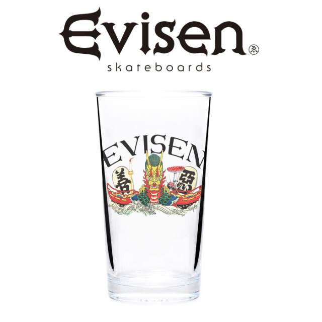 Evisen Skateboards (エヴィセン スケートボード)　 DRAGON SHIP PINT GLASS 　 【グラス】【2023 SUMMER COLLECTION】【00007691】