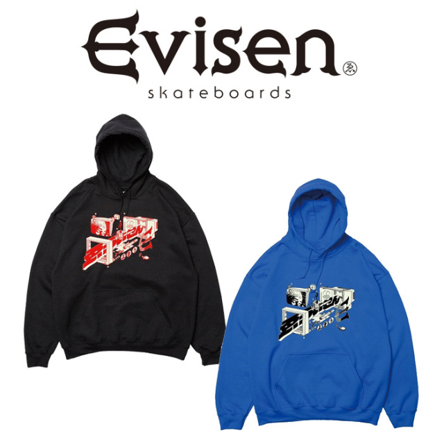 【SALE30%OFF】　Evisen Skateboards (エヴィセン スケートボード)　 ISOWYETRIC HOODIE　 【フーディー パーカー】【エビセン スケ