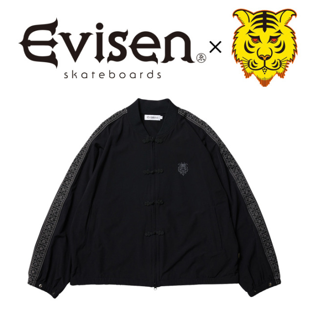 Evisen Skateboards (エヴィセン スケートボード)　 TORA EVI KUNG FU JACKET 　 【カンフージャケット】【5lack スラック】【高田音