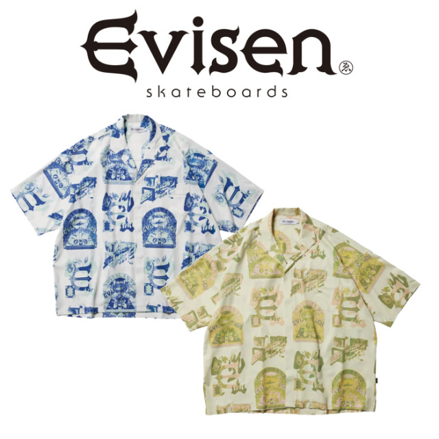 【SALE40%OFF】　Evisen Skateboards (エヴィセン スケートボード)　 OVER LAND SHIRT 　 【シャツ】【エビセン スケートボード Evis