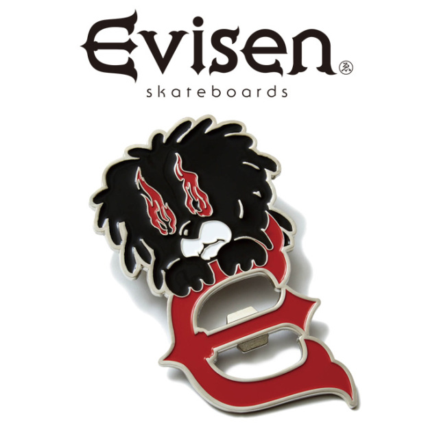【EVISEN】 Evisen Skateboards (エヴィセン スケートボード)　 RASTA FIRE BOTTLE OPENNER 　 【ボトルオープナー】【エビセン スケ