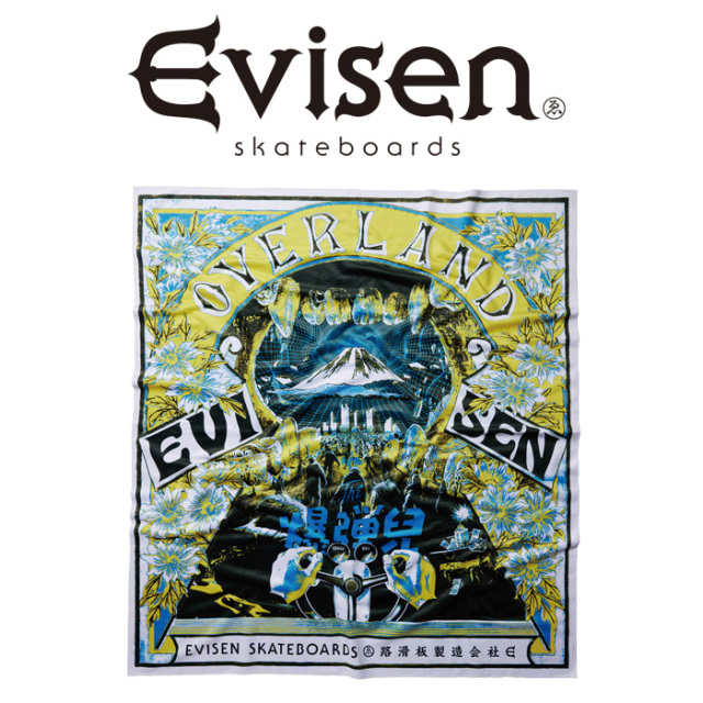 【EVISEN】 Evisen Skateboards (エヴィセン スケートボード)　OVERLAND BEACH TOWEL　 【ビーチタオル】【エビセン スケートボード 