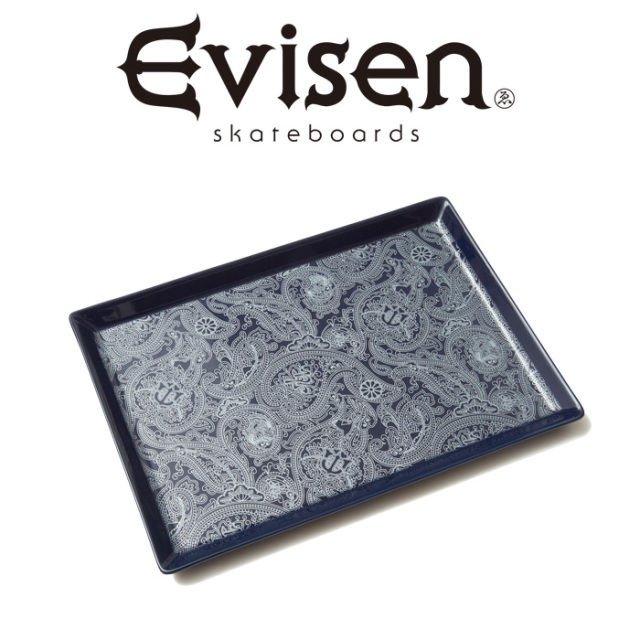 【EVISEN】 Evisen Skateboards (エヴィセン スケートボード)　 SQUARE PLATE 　 【プレート お皿】【エビセン スケートボード Evise