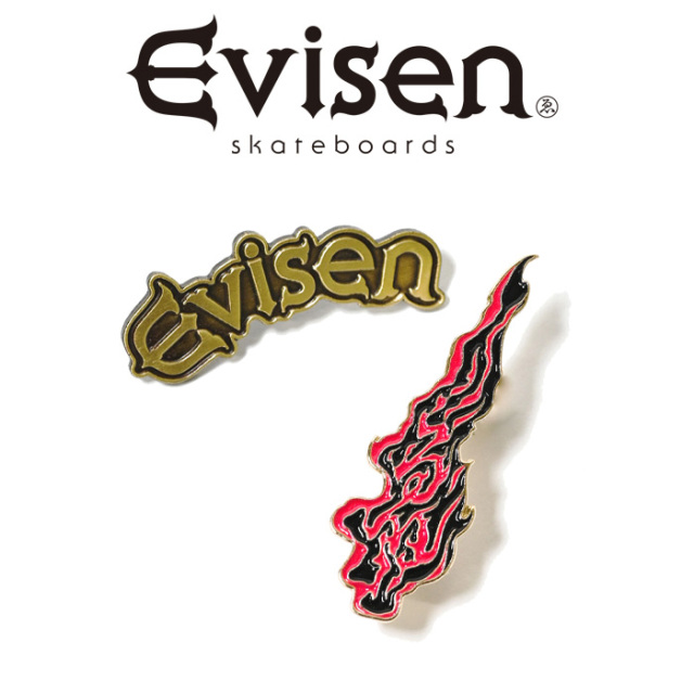 【EVISEN】 Evisen Skateboards (エヴィセン スケートボード)　 PINS 　 【ピンズ】【エビセン スケートボード Evisen Skateboards 