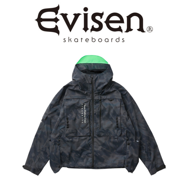 Evisen Skateboards (エヴィセン スケートボード)　 Chaos Fishing Club EVENING BITE JACKET 　 【ジャケット アウター】【エビセン