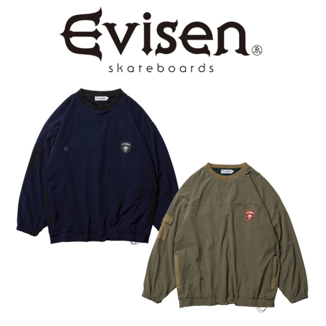 Evisen Skateboards (エヴィセン スケートボード)　 OHAKO WARM UP CREW 　 【プルオーバー】【エビセン スケートボード Evisen Skat