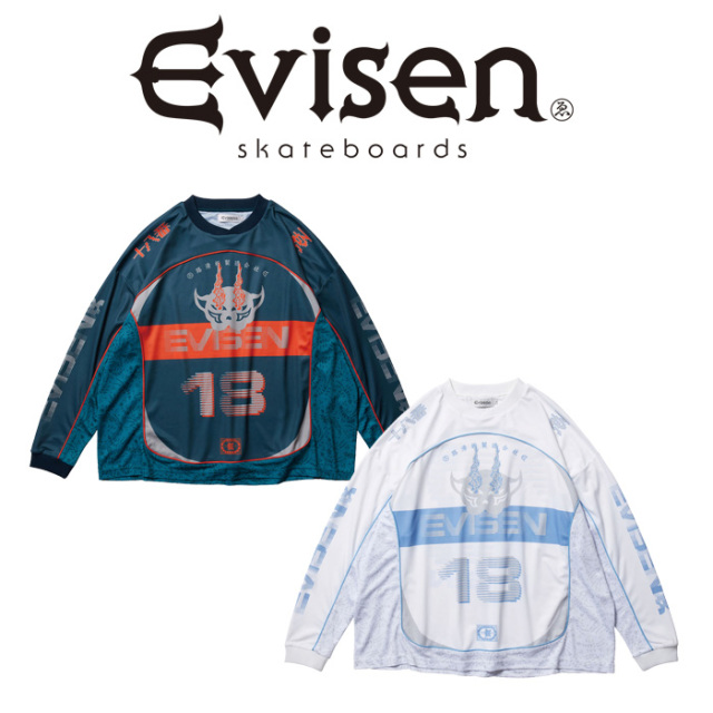 Evisen Skateboards (エヴィセン スケートボード)　 OHAKO MOTO JERSEY 　 【プルオーバージャージ】【エビセン スケートボード Evis