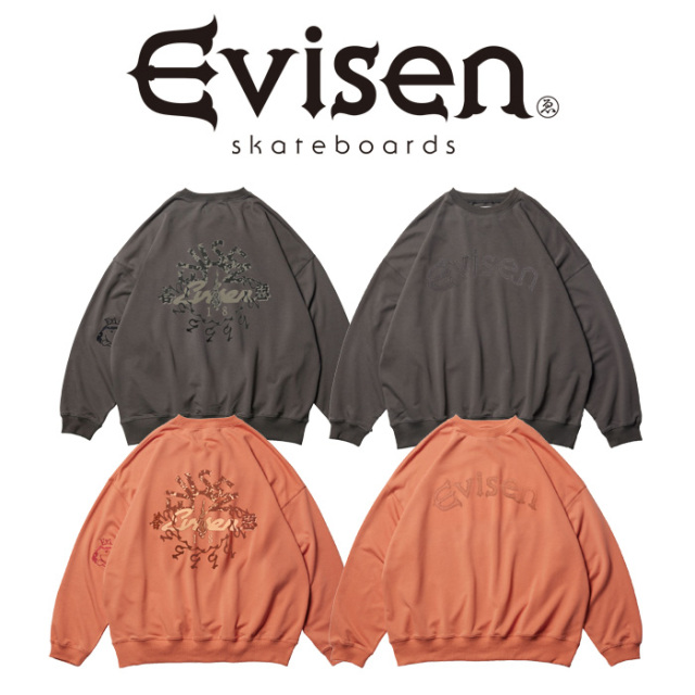 Evisen Skateboards (エヴィセン スケートボード)　 INDIVISIBLE LIGHT WEIGHT CREWNECK 　 【プルオーバーパーカー】【エビセン ス