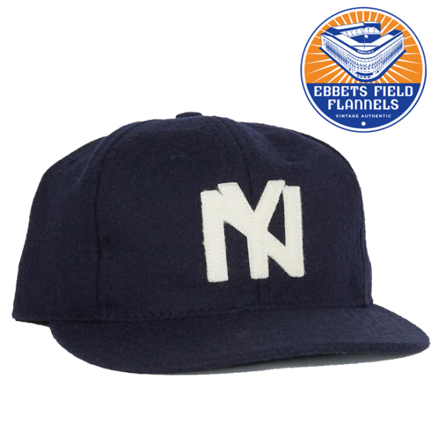 EBBETS FIELD FLANNELS(エベッツフィールドフランネルズ)　Brooklyn Eagles 1935 Cap　【キャップ 帽子】　