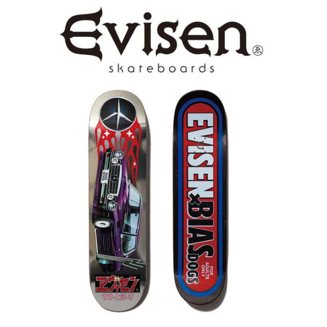 【EVISEN】 Evisen Skateboards (エヴィセン スケートボード)　 HELLCEDES 　 【デッキ スケートボード スケボー】【エビセン スケー