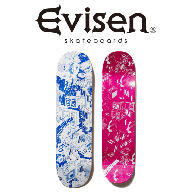 Evisen Skateboards エヴィセン スケートボード ISOWYETRIC(宮原 聖美)