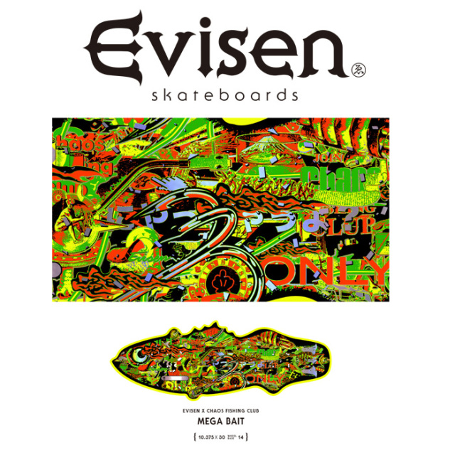 Evisen Skateboards エヴィセン スケートボード MEGA BAIT
