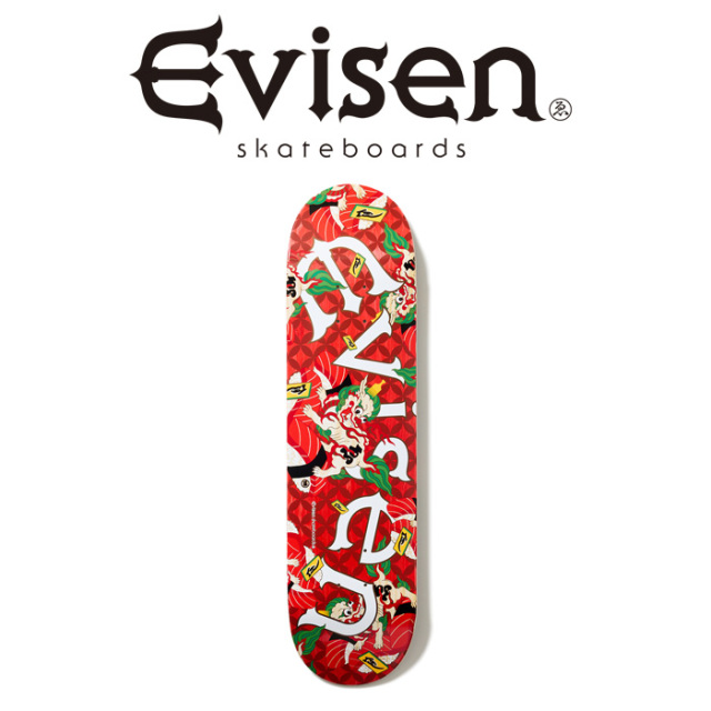 【EVISEN】 Evisen Skateboards (エヴィセン スケートボード)　 SUSHISHI 　 【デッキ スケートボード スケボー】【エビセン スケー