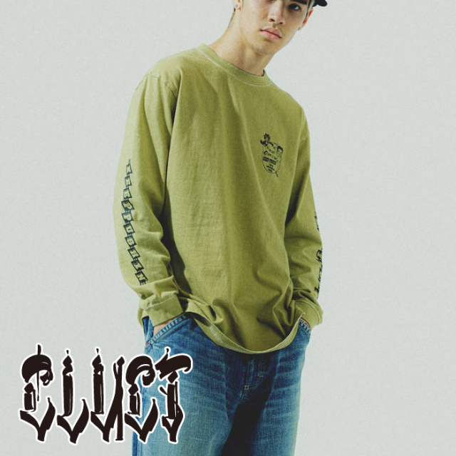 CLUCT (クラクト)　POSSE[DYED L/S TEE]　【Tシャツ 長袖】【#04845】【2024SUMMER/AUTUMN】【お取り寄せ商品 キャンセル不可】　