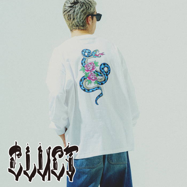 CLUCT (クラクト)　SNAKE[WIDE L/S TEE]　【Tシャツ 長袖】【#04865】【2024SUMMER/AUTUMN】【お取り寄せ商品 キャンセル不可】　