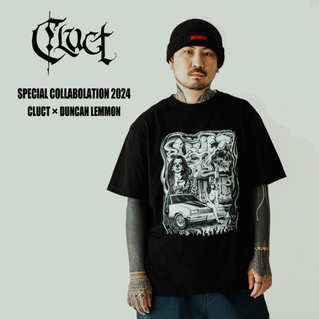 CLUCT (クラクト)　DUNKS S/S TEE #A　【Tシャツ】【#04901】【DUNCAN LEMMON SPECIAL COLLABOLATION新作】　