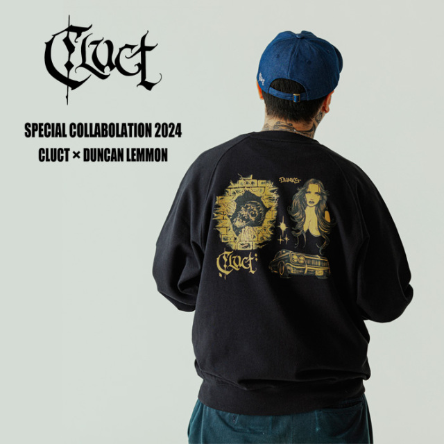 CLUCT (クラクト)　DUNKS CREW SWEAT #F　【スウェット】【#04906】【DUNCAN LEMMON SPECIAL COLLABOLATION】【お取り寄せ商品 キャ