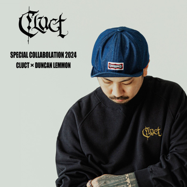 CLUCT (クラクト)　DUNKS CAP #J　【キャップ】【#04910】【DUNCAN LEMMON SPECIAL COLLABOLATION】【お取り寄せ商品 キャンセル不可