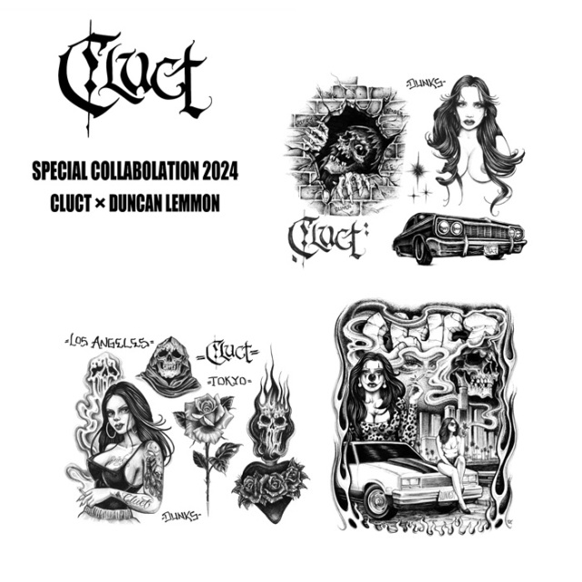 CLUCT (クラクト)　DUNKS #K [FLASH]　【ポスター フラッシュ】【#04911】【DUNCAN LEMMON SPECIAL COLLABOLATION新作】　