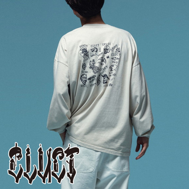 CLUCT (クラクト)　OFF LIMITS[DYE L/S TEE]　【Tシャツ 長袖】【#04985】【2025SPRING】【お取り寄せ商品 キャンセル不可】　