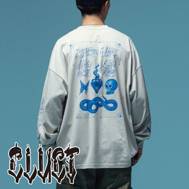 CLUCT (クラクト)　JOYTOWN[L/S W TEE]　【ロングスリーブＴシャツ】【#04986】【2025SPRING 新作】　