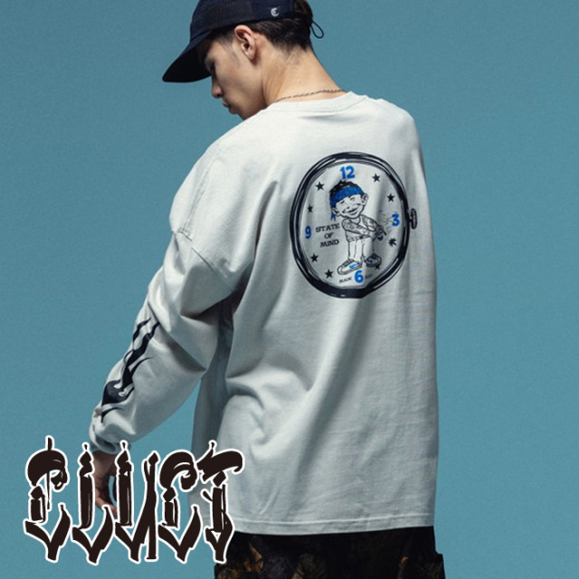 CLUCT (クラクト)　STATE OF MIND[L/S W TEE]　【Tシャツ 長袖】【#04987】【2025SPRING】【お取り寄せ商品 キャンセル不可】　