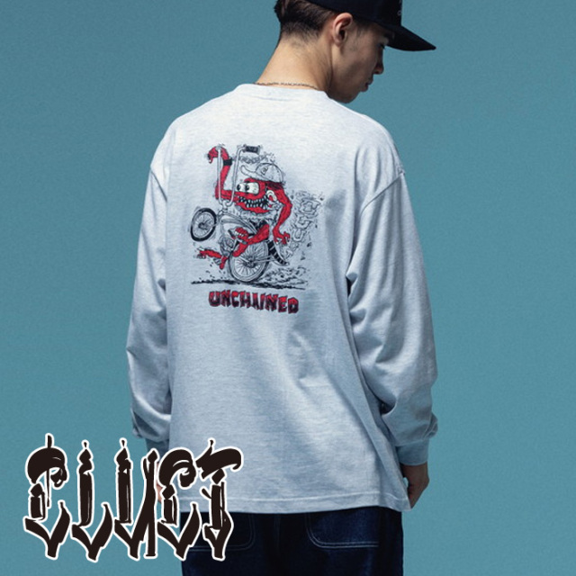CLUCT (クラクト)　UNCHAINED[L/S 6.2oz TEE]　【ロングスリーブＴシャツ】【#04989】【2025SPRING】【お取り寄せ商品 キャンセル不