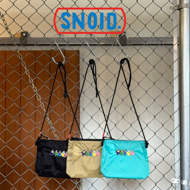 SNOID (スノイド)　DANCING STINKS nylon sacoche　【サコシュ バッグ】【RAT HOLE STUDIO】