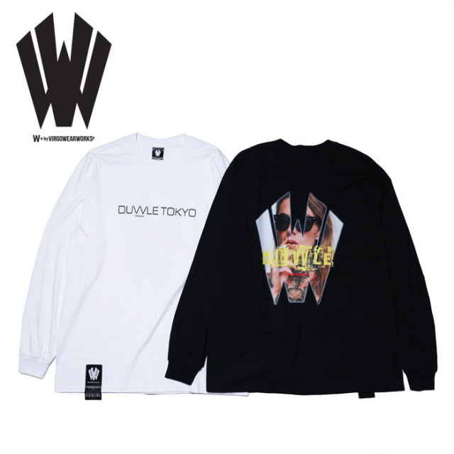 W + by VIRGOwearworks (ヴァルゴウェアワークス)  　Duvvle(W) tokyo girl　【ロングスリーブTシャツ】【W-LSPT-011】【2025AUTUMN/