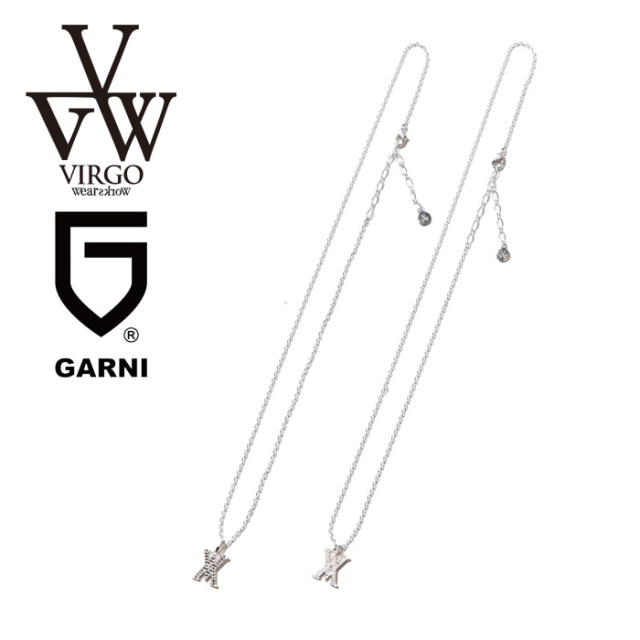 VIRGOwearworks (ヴァルゴウェアワークス)  　GARNI×VIRGOwearworks「CROSS V GEM」　【ネックレス】【VG-CB-133】【2023 AUTUMN&WIN