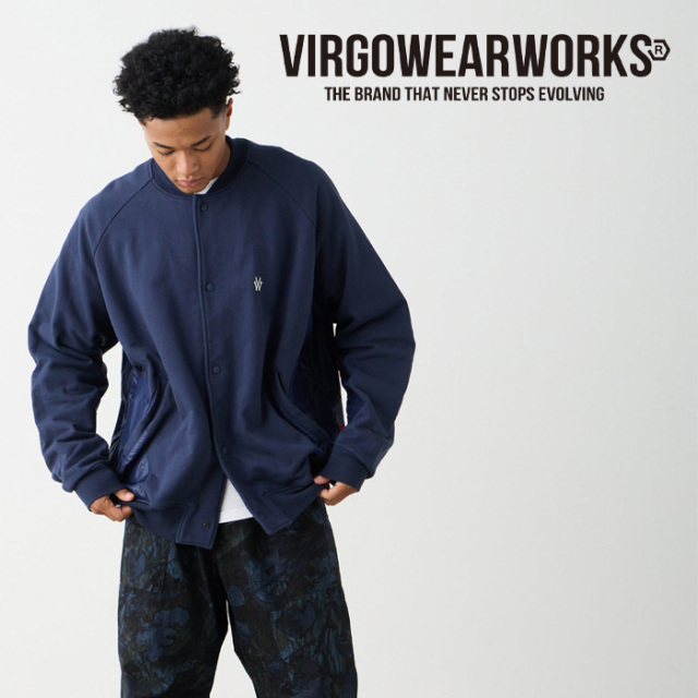 VIRGOwearworks (ヴァルゴウェアワークス)  　GHOST STRIKE SNAP SWT　【スウェット】【VG-SWT-169】【2025 AUTUMN&WINTER 新作】【V
